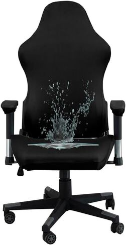 Ergonomic Office Chair Slipcovers with armrest Covers Stretchy Water Repellent Covers for Adults Video Game Reclining Racing Gaming (No Chair) (Pink)… in Kuwait