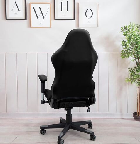 Ergonomic Office Chair Slipcovers with armrest Covers Stretchy Water Repellent Covers for Adults Video Game Reclining Racing Gaming (No Chair) (Pink)… in Kuwait