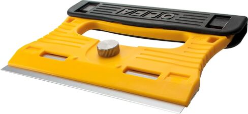 OLFA 120mm Multi Grip Razor Scraper (GSR-1/3B) - Stainless Steel Razor Blade Scraper Tool with Blade Guard & Non Slip Handle for Glass, Paint, Floors, Replacement Blades: OLFA 120mm GSB-1S Blades in Kuwait
