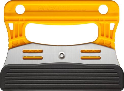 OLFA 120mm Multi Grip Razor Scraper (GSR-1/3B) - Stainless Steel Razor Blade Scraper Tool with Blade Guard & Non Slip Handle for Glass, Paint, Floors, Replacement Blades: OLFA 120mm GSB-1S Blades in Kuwait