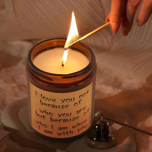 Scented Candle Glass Jar Smokeless Natural Soy Wax Wild Bluebell in Saudi Arabia