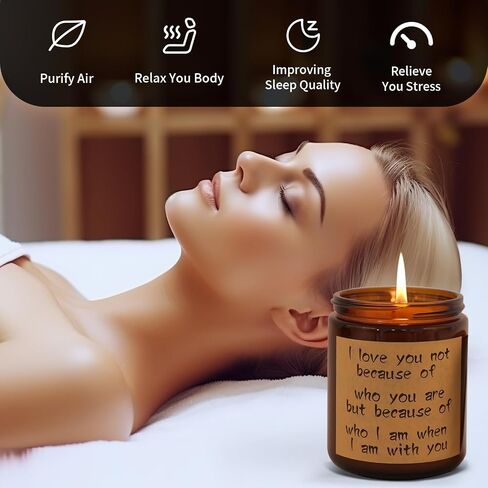 Scented Candle Glass Jar Smokeless Natural Soy Wax Wild Bluebell in Saudi Arabia