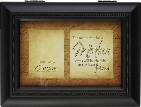 Carson Home Accents 17947 Mother Memories Bereavement Music Box, 8-Inch by 6-Inch by 2-3/4-Inch in Saudi Arabia