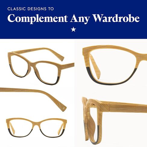 نظارات قراءة Elton John Eyewear للرجال والنساء، نظارات للقارئ - ضوء أزرق مع عدسات غير متوهجة وحماية 100% من الأشعة فوق البنفسجية in Kuwait