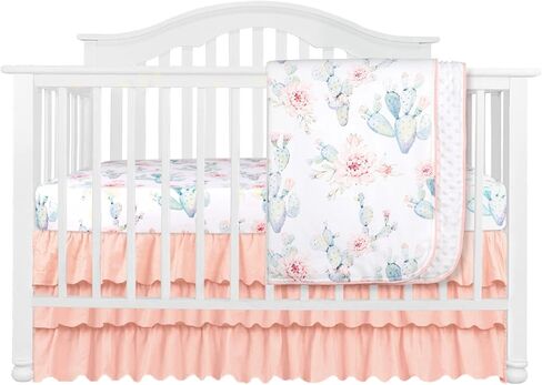 طقم سرير للأطفال من ساهل العصاري للصبيان والبنات، ملاءات جاهزة لغرف الأطفال، بطانية مينكي، مجموعة من 3 قطع in Kuwait