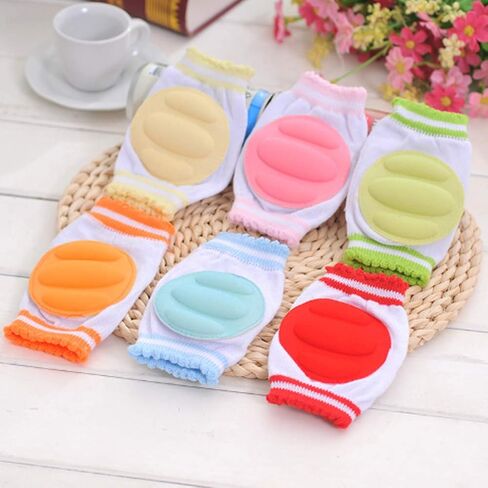 وسائد واقية للركبة للأطفال للجنسين من يانتو للزحف مع وسادة - مضادة للانزلاق - إكسسوارات تدفئة الساق زوج من 6 in Kuwait