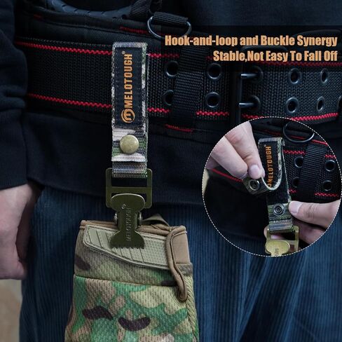 MELOTOUGH Glove Clip Tactical Glove Clips Work Glove Holders Strap with Alligator Clip for Tool Belt,Tool Bag,Tool Backpack in Kuwait