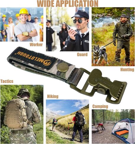 MELOTOUGH Glove Clip Tactical Glove Clips Work Glove Holders Strap with Alligator Clip for Tool Belt,Tool Bag,Tool Backpack in Kuwait