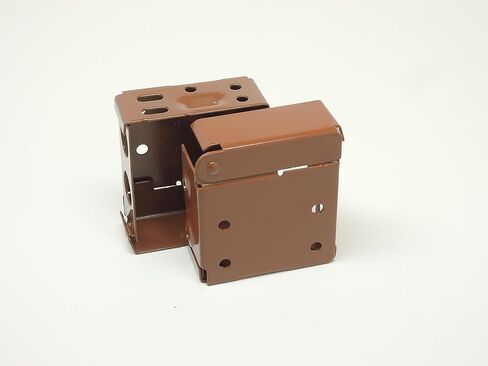 US Window And Floor 2" Blind Installation Brackets (2 Pack), Chocolate in Kuwait