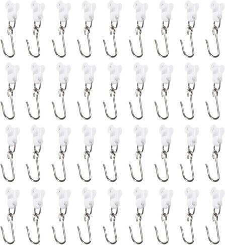 Ceiling Curtain Track Installation Hardware, Room Divider Curtain Rods Accessories, Hooks & Conector in Kuwait