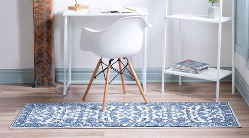 سجادة منطقة مجموعة بوسطن لوم الفريدة - زهور (5' 1 بوصة مستديرة، رمادي/عاجي) in Kuwait