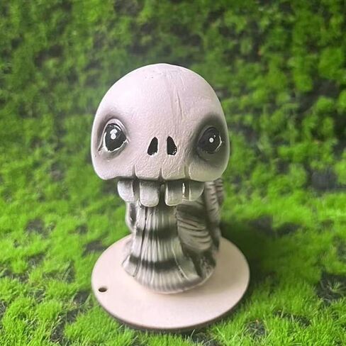 تمثال جمجمة الحلزون من PRETYZOOM، تمثال حلزون يهز الرأس، تمثال جمجمة حيوانات الهالوين، شخصيات صغيرة على شكل بوبل هيدز، دمية هيكل عظمي، حفلة الهالوين، لوحة قيادة السيارة، ديكور سطح المكتب in Kuwait