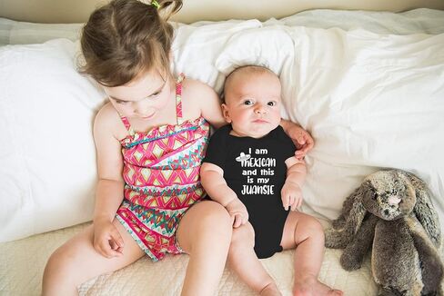 AW Fashions I'm Mexican And This Is My Juansie - Funny Latin Joke - Cute One-Piece Infant Baby Bodysuit in Saudi Arabia