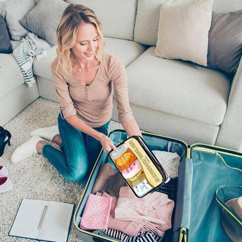 مجموعة أدوات الاستحمام الأساسية من Asom Baby Bath Essentials، مناديل شامبو وغسول وقت النوم، كريم الطفح الجلدي ومجموعة الترطيب، متوافقة مع TSA، أدوات زينة للأطفال خالية من المتاعب أثناء السفر. in Kuwait