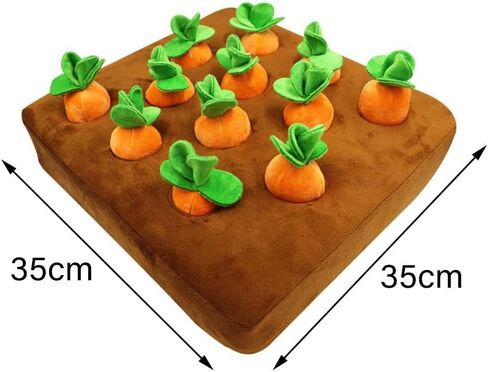 Prettyia Funny Dog Carrot Plush Toy Vegetable Chew Toy Molars Toy for Kawaii Gift in Kuwait