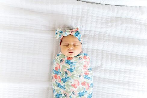 Copper Pearl Large Premium Knit Baby Swaddle Receiving Blanket Wren in Saudi Arabia