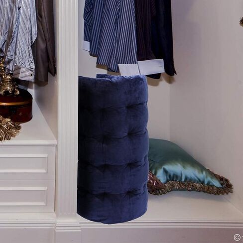 Stonehomy 2-3 Inches Thicker Comfortable Cotton Sleeping Cot Pad Mattress, Navy Blue/Gray/Brown in Kuwait