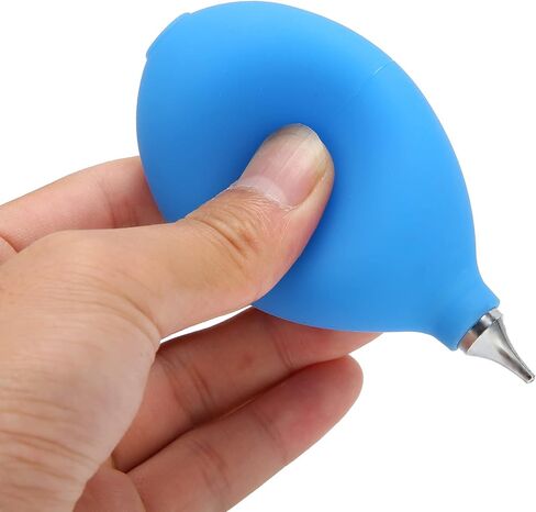 Blower Pump, Silicone Hand Bulb, Ear Pump, Squeeze Ball Pump Duster, Ear Mold Dust Cleaner, Air Blower for Hearing Aids Camera Lens, Watch, Clears Moisture & Ear Wax in Kuwait