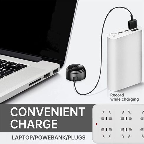 كاميرا واي فاي صغيرة 1080 بكسل، كاميرا محمولة عالية الدقة بالكامل، كاميرا مراقبة أمنية داخلية صغيرة مع كاميرا مربية سرية داخلية للفيديو المباشر in Kuwait