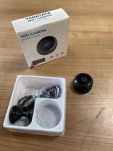 كاميرا واي فاي صغيرة 1080 بكسل، كاميرا محمولة عالية الدقة بالكامل، كاميرا مراقبة أمنية داخلية صغيرة مع كاميرا مربية سرية داخلية للفيديو المباشر in Kuwait