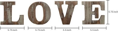 MyGift Decorative Torched Wood LOVE Cut Out Letters Sign for Wedding Decor, Standing Wooden Word Art Sign for Dorm Decoration, Anniversary, Valentine's Day in Saudi Arabia