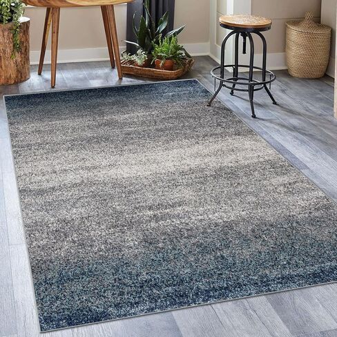 LUXE WEAVERS Lagos Collection 7929 Grey 2x3 Modern Area Rug in Saudi Arabia