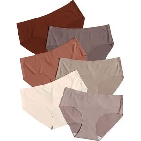 Verdusa Women's 7pack No Show Panty Set Seamless Underwear Briefs