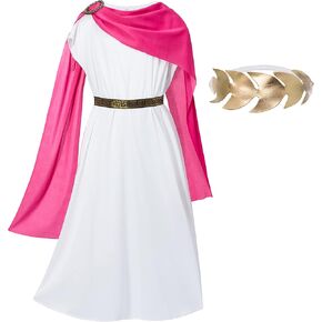TOGROP Greek Toga Costume for Kids Ancient Greece Mythos Philosopher Rome Nobility Cosplay
