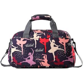 Small/Large Dance Duffle Bag For Girls Sport Gym Bags For Women Yoga Bag (Rose, Large) in Kuwait