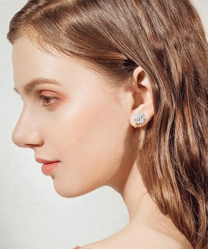 LOREMOW 12 Pairs Assorted Clip On Earrings for Women Girls Non-Piercing Drop Dangle Ear Clips CZ Simulated Pearl Flower Twist Knot Clip Earrings in Saudi Arabia