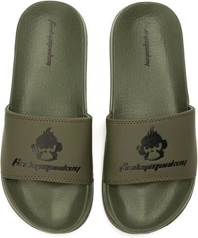 FUNKYMONKEY Slides for Men, Indoor & Outdoor Comfort Casual Sandals in Kuwait