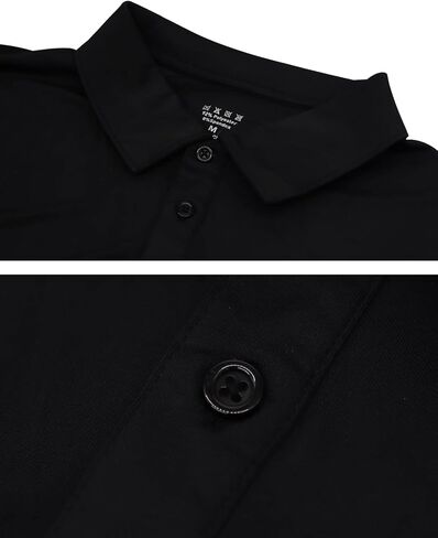 بلوفر MEETYOO بسحاب ربع للرجال، قمصان بولو بأكمام طويلة، 1/4 سريع الجفاف بعامل حماية من أشعة الشمس 50+ للحماية من الشمس in Kuwait