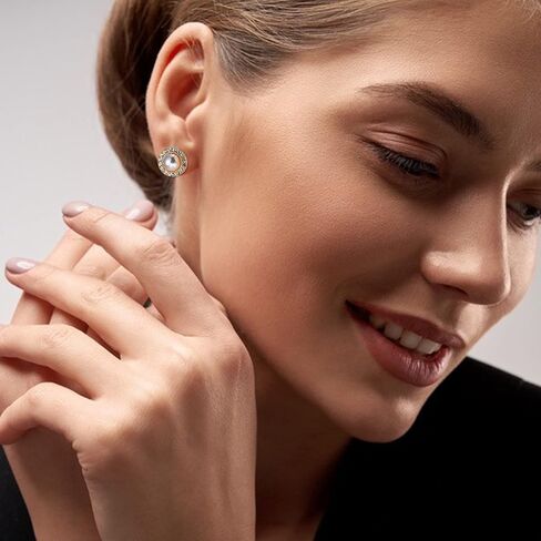 FIBO STEEL 10 Pairs Clip Earrings for Women Clip On Earrings for Non Pierced CZ Flower Simulated Freshwater Pearl Twist Knot Clip Earrings Sets Gold Silver Tone in Kuwait