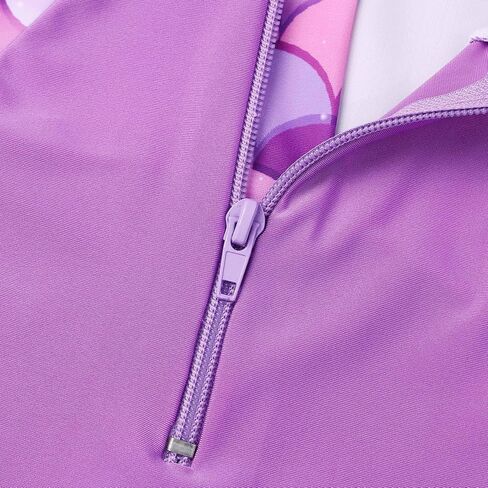 TFJH E 2 قطعة ملابس سباحة للفتيات بأكمام طويلة UV 50+ Rashguard Tankini مجموعة ملابس سباحة للأطفال بسحاب 3-12 سنة in Kuwait