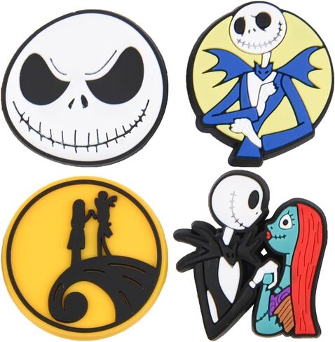 VZDIOR Pack of Skull Shoe Charms Halloween Horror Shoes Decoration Charms for Party Favor in Saudi Arabia