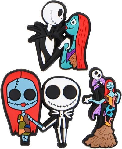 VZDIOR Pack of Skull Shoe Charms Halloween Horror Shoes Decoration Charms for Party Favor in Saudi Arabia