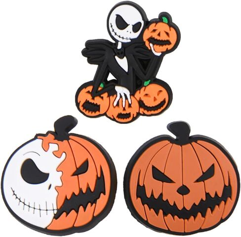 VZDIOR Pack of Skull Shoe Charms Halloween Horror Shoes Decoration Charms for Party Favor in Saudi Arabia