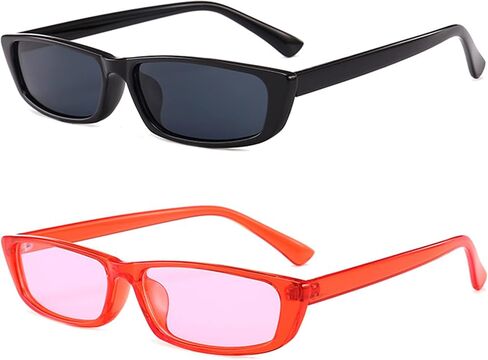 نظارة شمسية GOBIGER بإطار صغير مستطيل الشكل وظلال مربعة للنساء in Kuwait