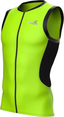 Sparx MenTri Tank Performance Triathlon Top Tri Singlet للرجال للسباحة على الدراجة in Kuwait