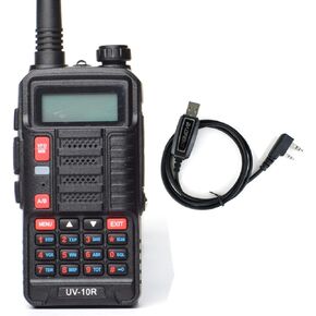 BAOFENG UV-10R Tri-Power 7W اتجاهين راديو محمول طويل المدى لاسلكي تخاطب للبالغين مع كابل USB in Saudi Arabia