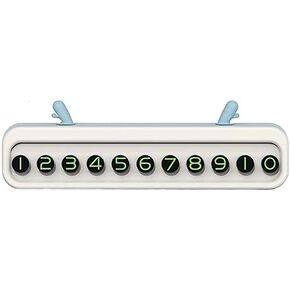 لوحة بطاقة ركن السيارة المؤقتة من Holy Feather - حل سهل لاحتياجات ركن السيارة الخاصة بك، لوحة بطاقة رقم الهاتف المؤقتة لبطاقة ركن السيارة الرقمية اللطيفة<أزرق داكن> in Kuwait