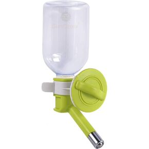 SunGrow 10 oz Guinea Pig & Hamster Pet Crate Water Bottle Dispenser, No Drip Dog Puppy & Cats Cage Kennel Wall Mount Water Dispenser/Feeder Bottle, Suitable for Kitten, Ferrets & Other Small Animals in Kuwait
