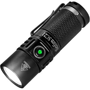 Sofirn SC21 Mini Small Flashlight 1000 Lumen, USB Rechargeable Keychain Light with Super Bright LH351D LED, Magnetic Tail, Small Pocket Sized EDC Flashlight High Lumens(Black/5000K) in Kuwait