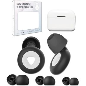 Tiankohelan 3Pairs Ear Caps Earplugs High Fidelity Hearing Protection,Concert Earplugs Low-level Noise Reduction with Clear Speech for Sleep Noise Sensitivity Flights Concerts(Black White) in Kuwait