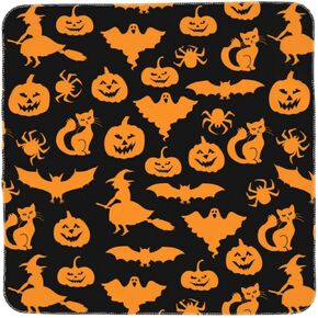 Christmas Halloween Goth Pumpkin Skull Bat Newborn Baby Swaddle Blanket Cute Gothic Wrap Receiving Blankets Soft Large Christmas Swaddle Receiving Gifts for Baby Boy Girl