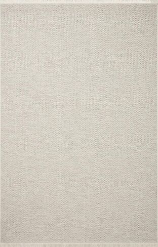 Loloi Amber Lewis x Malibu Ivory/Dove 5'-1" x 7'-7" Area Rug in Saudi Arabia