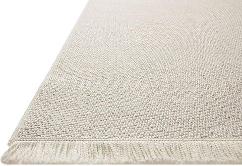 Loloi Amber Lewis x Malibu Ivory/Dove 5'-1" x 7'-7" Area Rug in Saudi Arabia