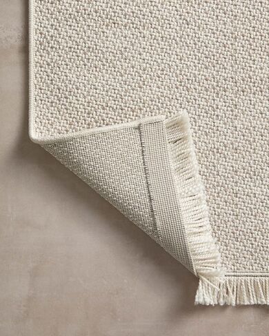 Loloi Amber Lewis x Malibu Ivory/Dove 5'-1" x 7'-7" Area Rug in Saudi Arabia
