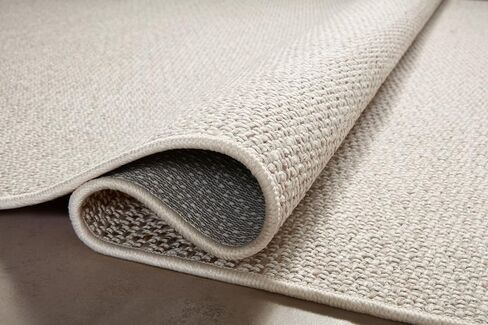 Loloi Amber Lewis x Malibu Ivory/Dove 5'-1" x 7'-7" Area Rug in Saudi Arabia