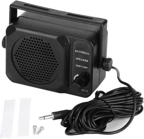 مكبر صوت خارجي لراديو السيارة من Qiilu، مكبر صوت خارجي صغير NSP‑150V ثنائي الاتجاه راديو CB HF VHF UHF جهاز إرسال واستقبال للسيارة in Saudi Arabia